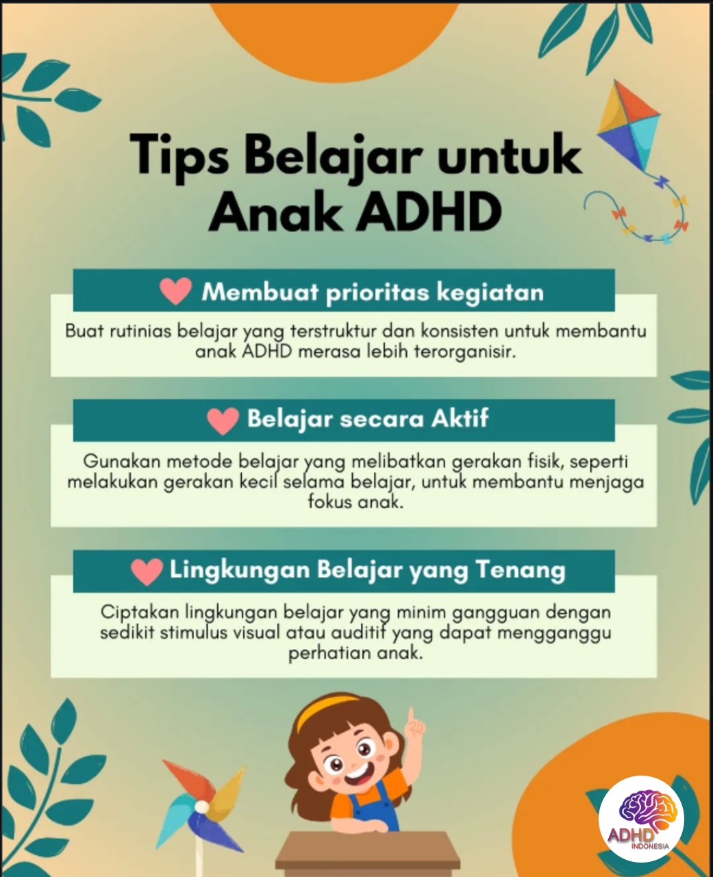 Strategi Belajar yang Cocok untuk Anak ADHD di Provinsi Bengkulu